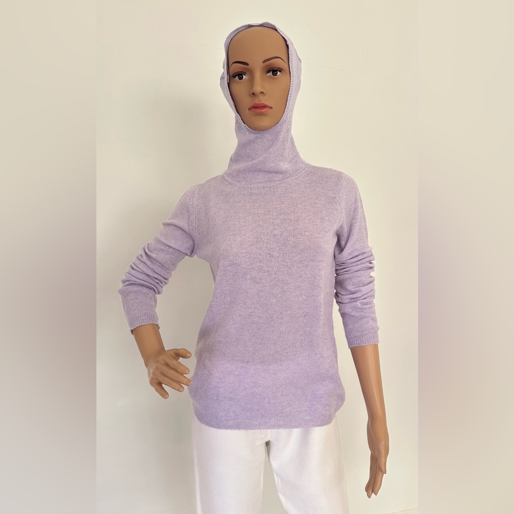 MARC JACOBS Cozy Cowl Neck Sweater - Light Gray